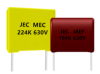 Polyethylene film capacitors|MEC (CL23) series , MEF (CL21) series  MEM (CL21X) series , MTE (CL21S) series