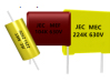 Polyethylene film capacitors|MEC (CL23) series , MEF (CL21) series  MEM (CL21X) series , MTE (CL21S) series  MEA /T (CL20/19) series